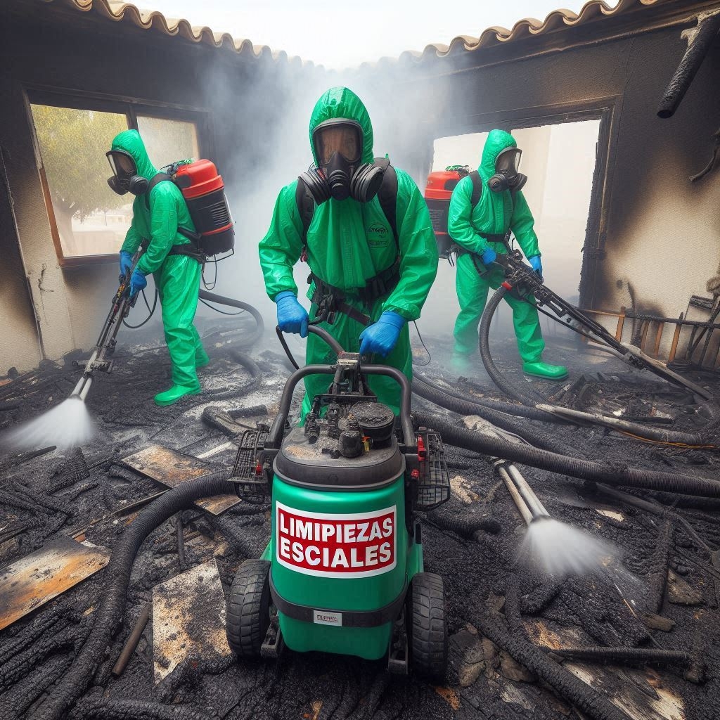 Servicios de limpieza post incendio en Esplugues de Llobregat
