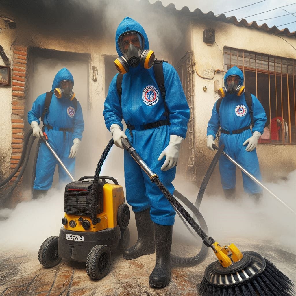 Servicios de limpieza post incendio en Mataró