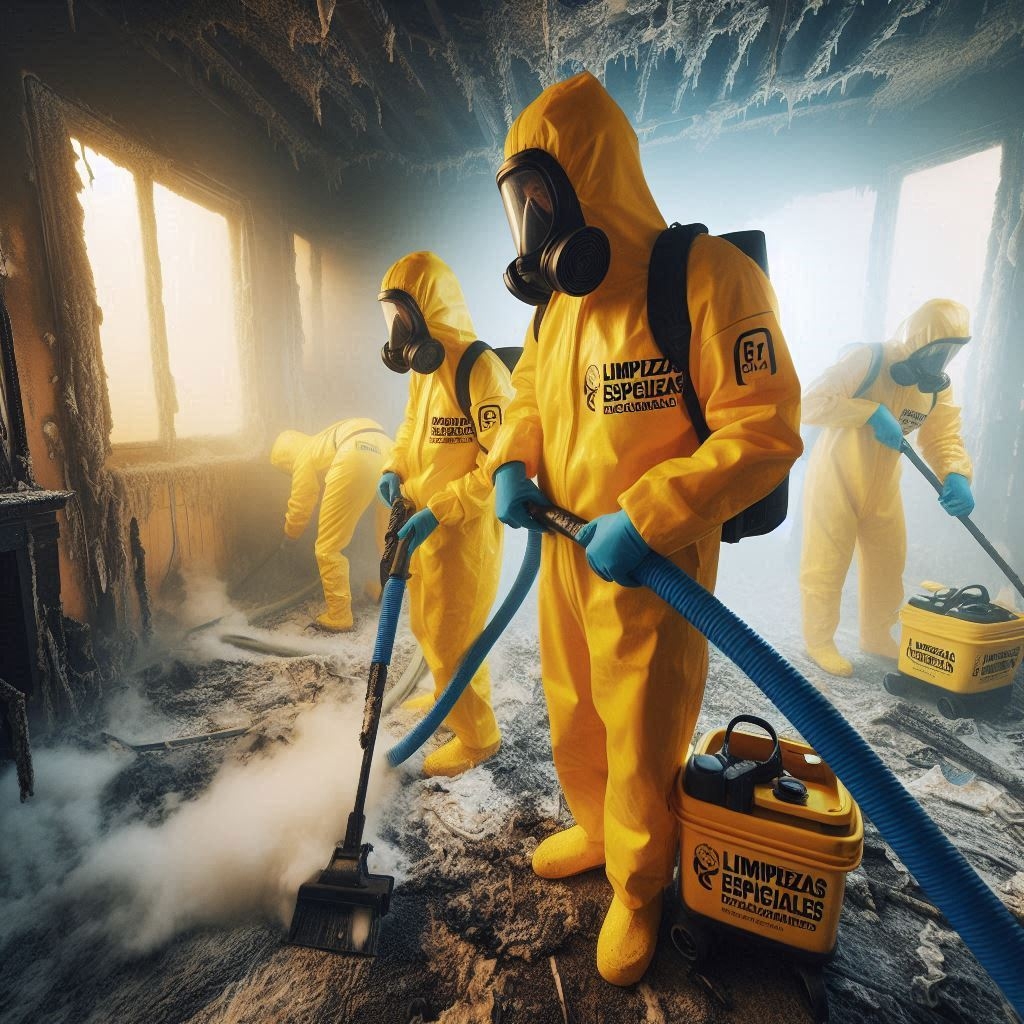Servicios de limpieza post incendio en Vic