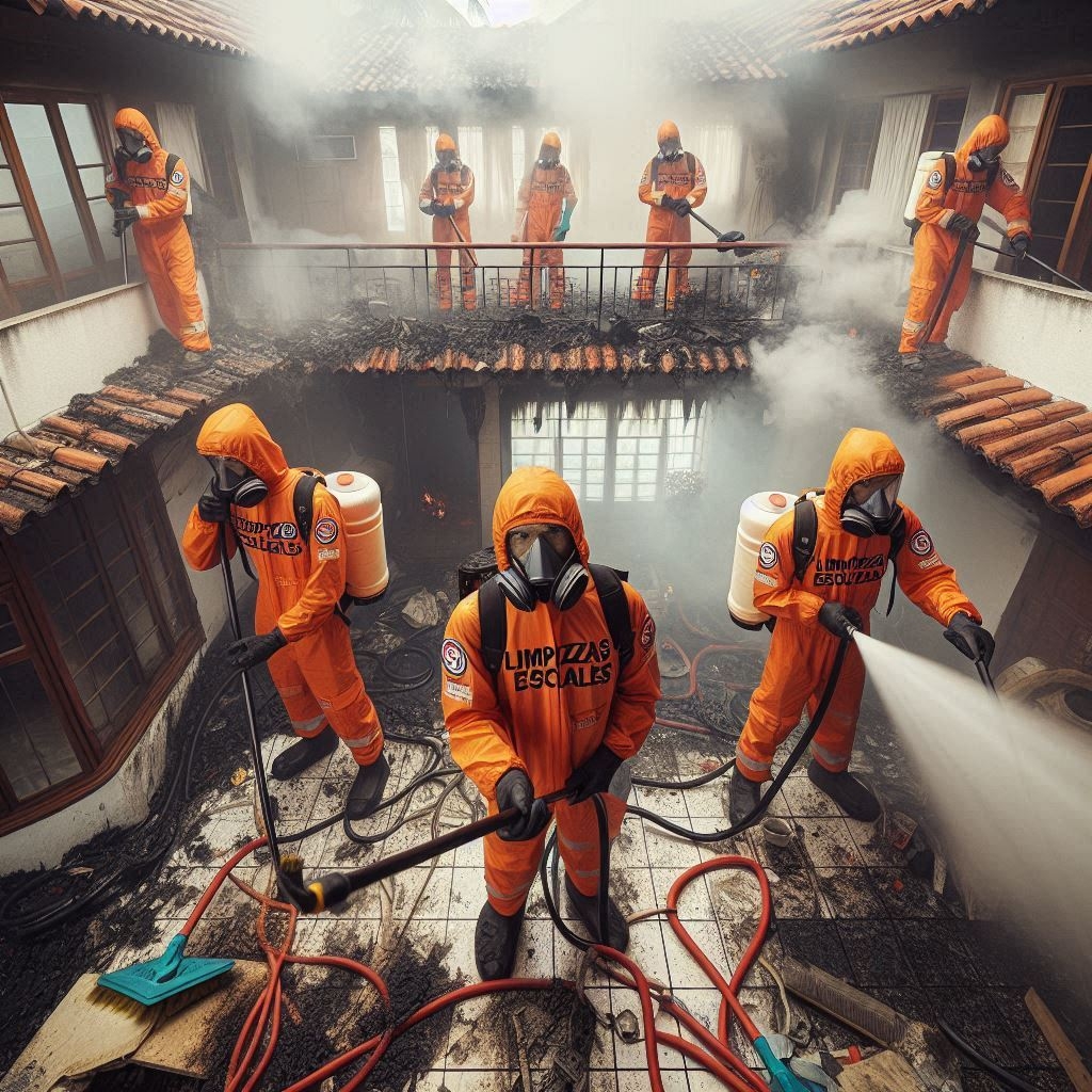 Servicios de limpieza post incendio en Sant Cugat del Vallès
