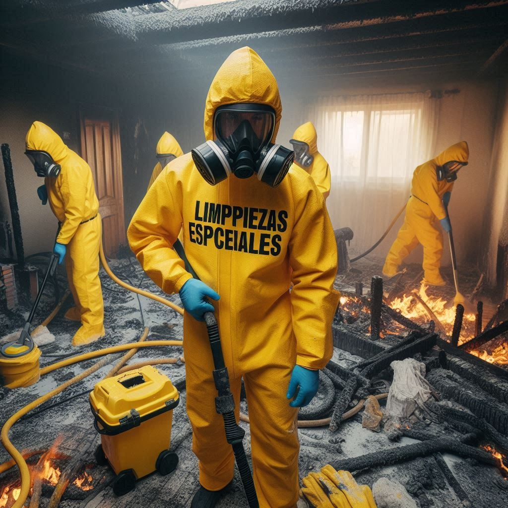 Protección contra sustancias peligrosas y contaminantes en la restauración tras incendios