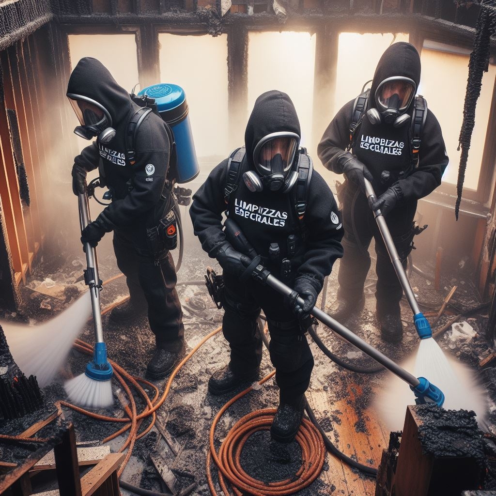 Medidas de prevención en la limpieza post incendio