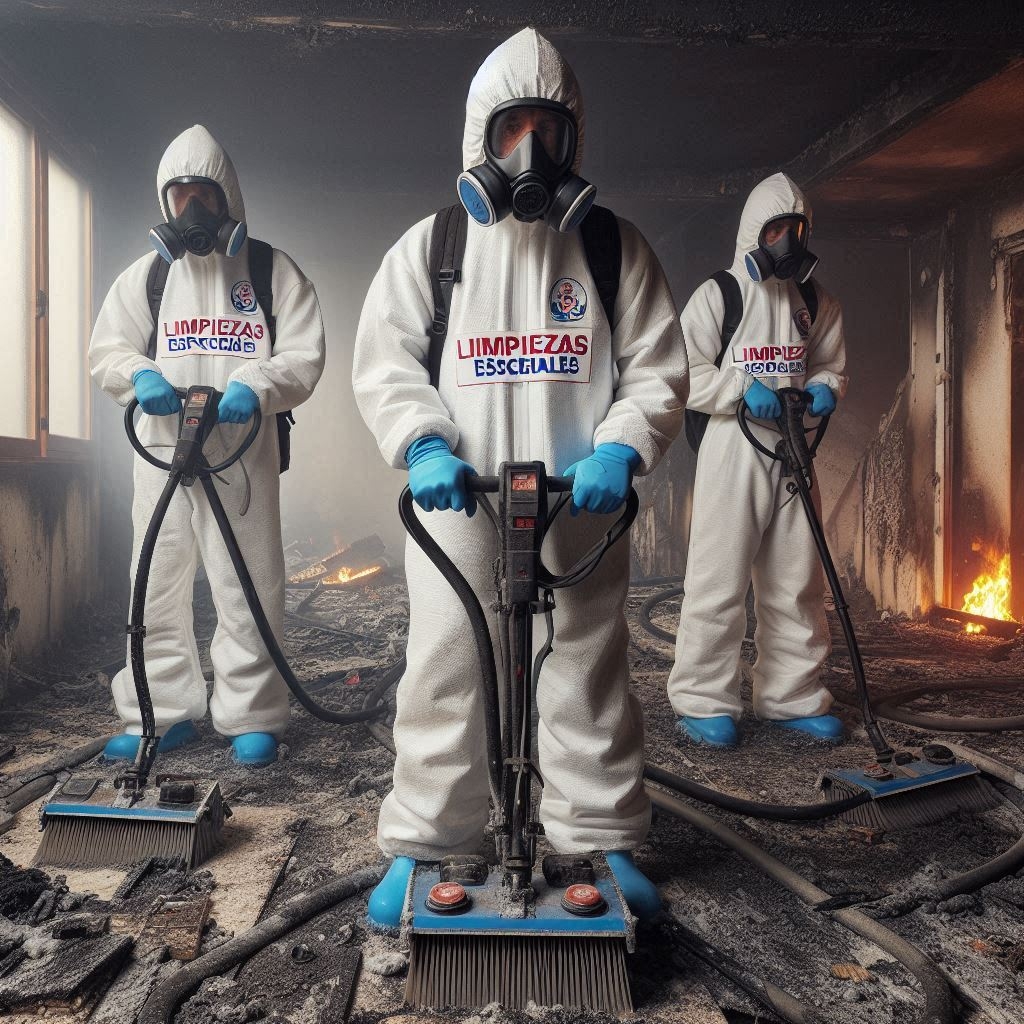  Medidas de protección para evitar choques eléctricos en limpieza tras incendios