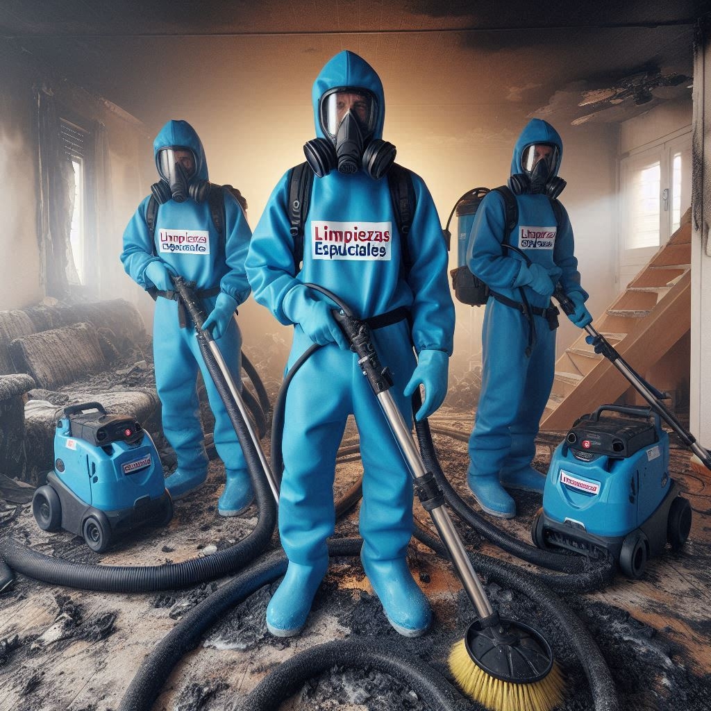 Procedimiento de restauración y limpieza de objetos post incendio