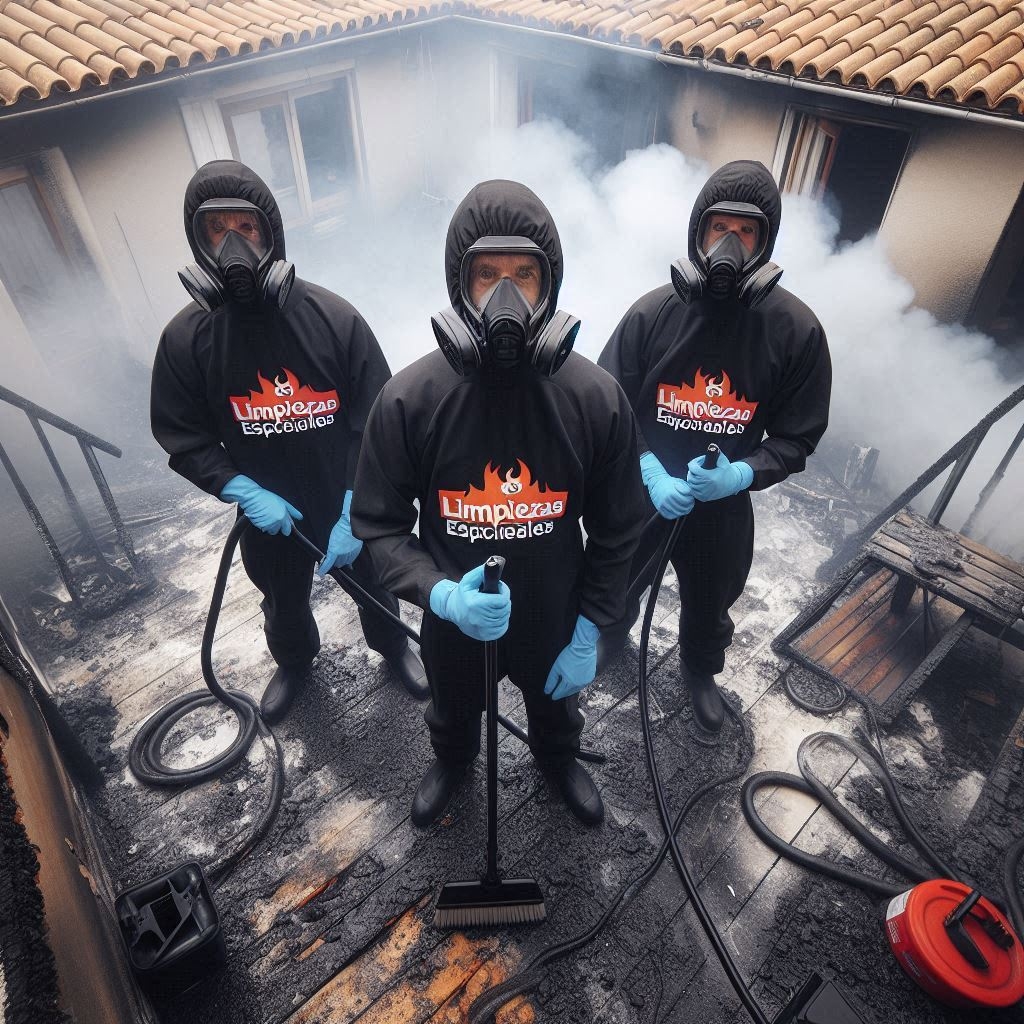 Medidas de protección en la limpieza post incendio